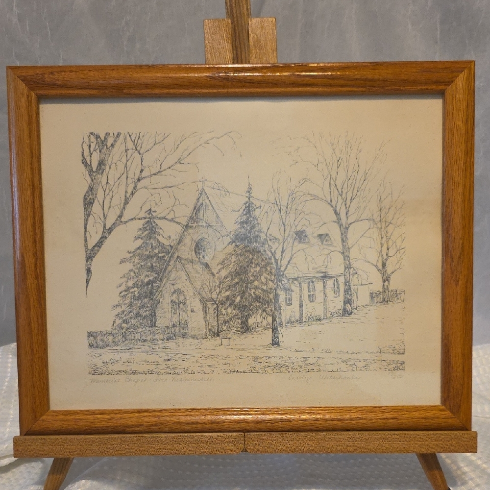 Limited Edition Carolyn Witschonke - Memorial Chapel Fort Leavenworth - 19/250